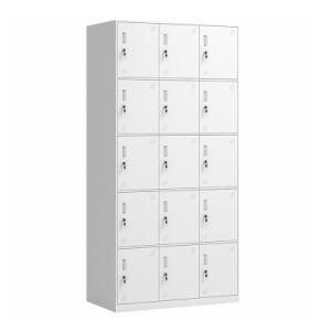 China Supply High Quality Metal Fittings Hot Sale Fifteen Door Wardrobe