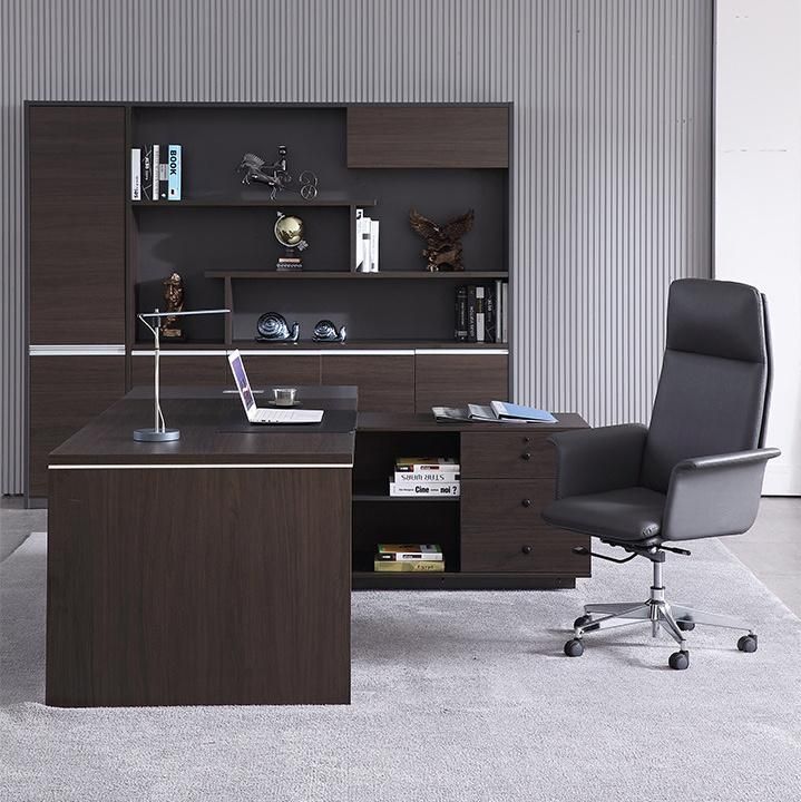 Wooden Grain Executive Modern Design Office Living Room Hotel School Manager Table