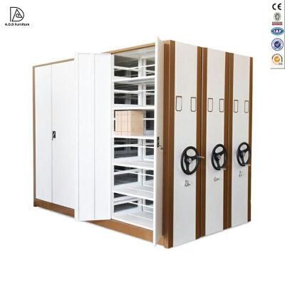 New 1-2.5m Customized Archives Bookstore Cabinet Mobile Shelving Bases Steel Book Shelf