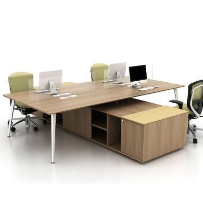High Quality Straight Style Office Workstation Modern Office Workstation for 4 Peorson