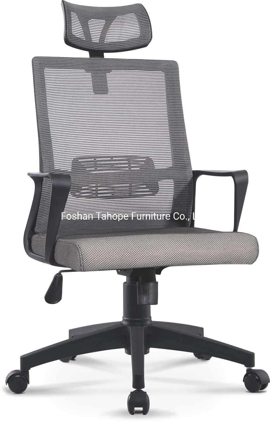 High Quality Executive Mesh Ergonomic Plastic Office Chair with Headrest