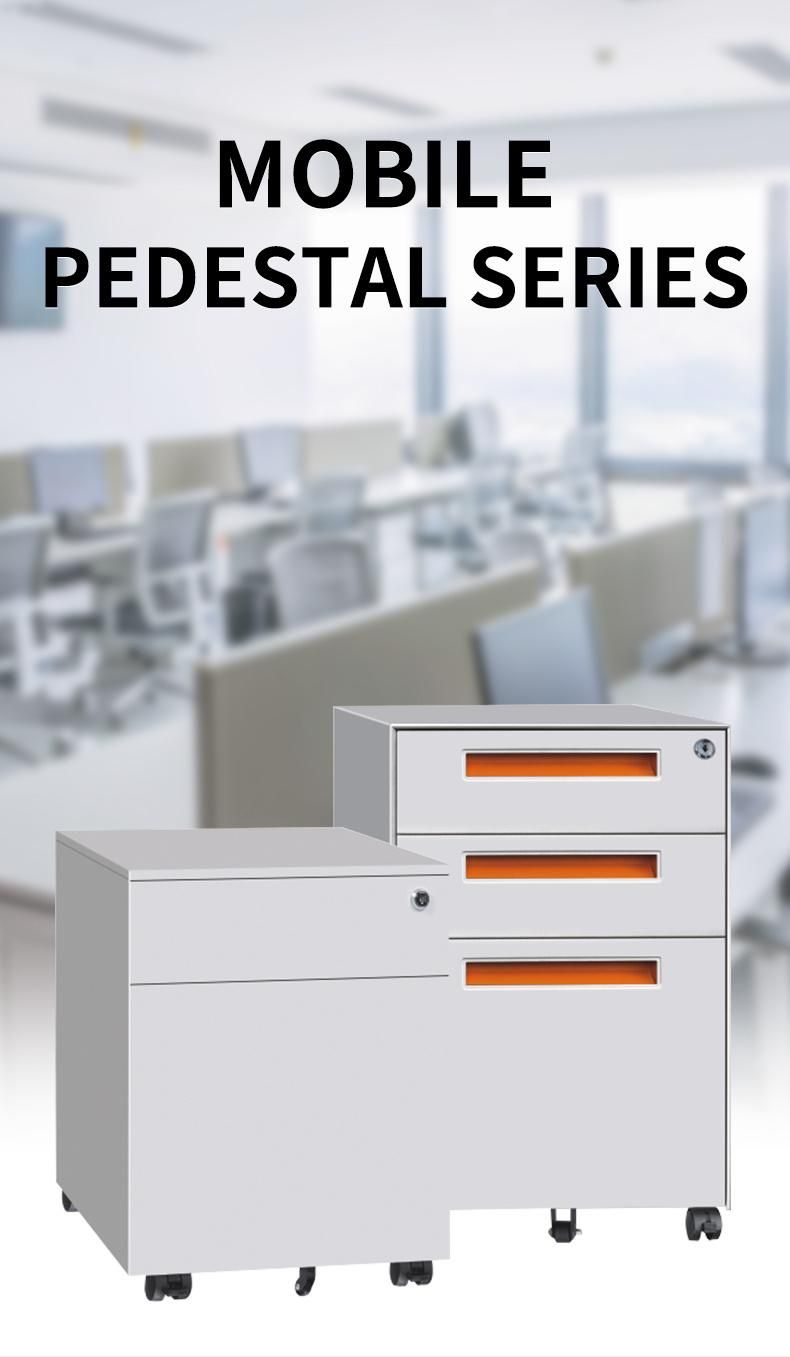 Top Quality 3 Drawer Mobile Pedestal for Office Storage Use