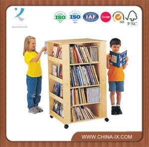 Kids Book Case with Display &amp; Storage Shelving