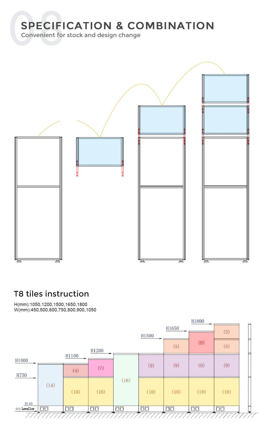 Call Center Office Workstation Partition Computer Workstation Tables Office Furniture