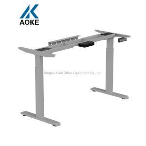 Aoke Timotion Dual Motor Sit Standing up Electric Desk Height Adjustable Desk