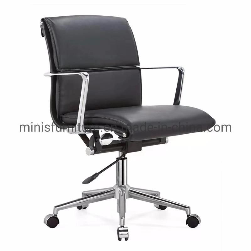 (M-OC279) New Version Office Low Back Visitor Meeting Chair Gold Frame Conference Chair