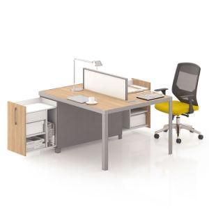 2020 Factory Hot Sale Oak Wooden Design Melamine Wooden Office Workstation Partition