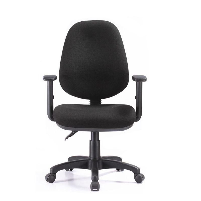 Adjustable Armrest High Denisty Seat Fabric Computer Office Chair