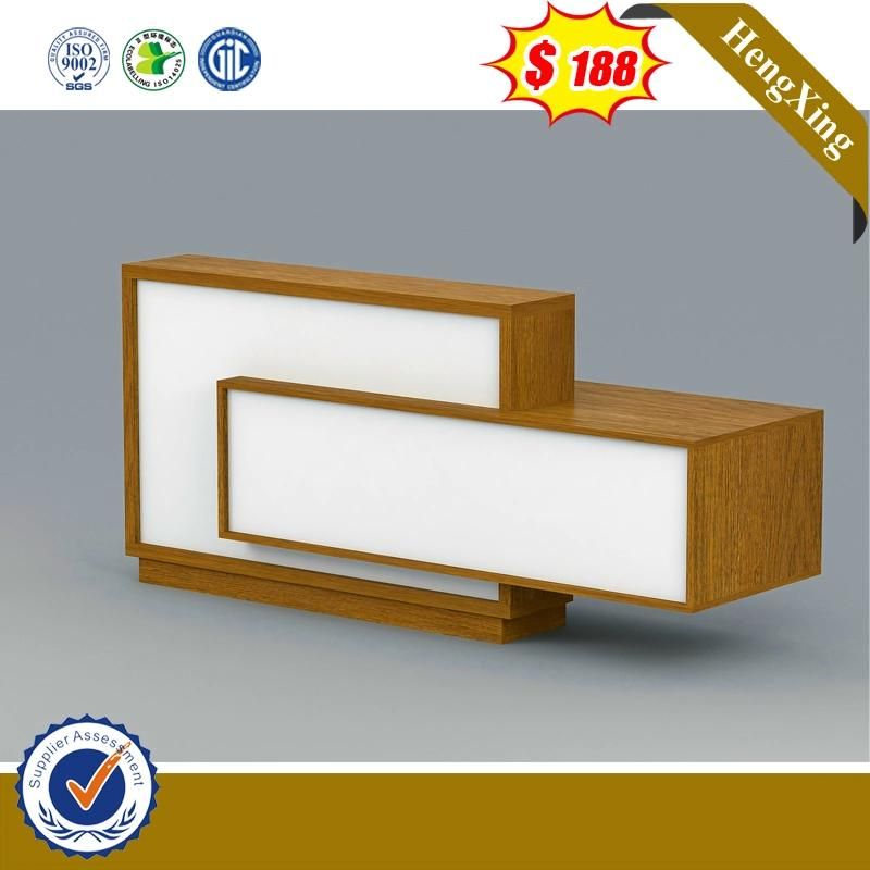 Modern Design OEM Wooden Melamine Office Hotel School Reception Desk