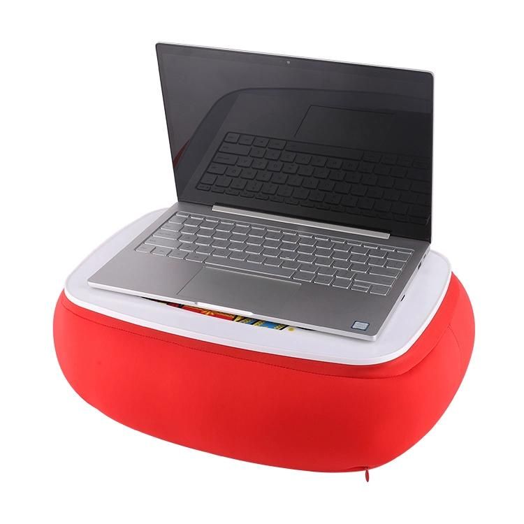 Multi-Function Cheap Comfortable and Portable Plastic Pillow Cushion Table Laptop Computer Cushion Desk for Sofa Bed Travel Office Desk