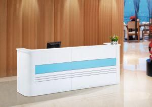 Reception Table Reception Desk Counter Table Cashier Checkout Counter Modern Office Furniture New Design Fashion High Glossy Counter Desk