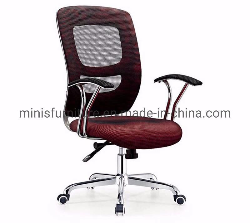 (M-OC304) Newest Office Mesh Fabric Swivel Chair with High Density Sponge and Aluminium Feet