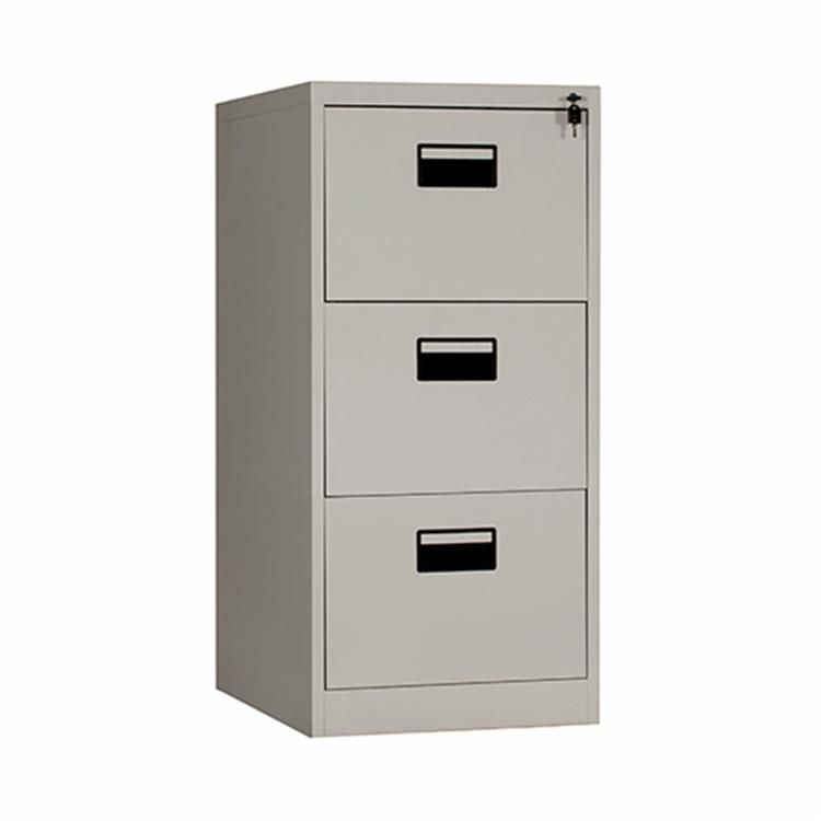 Best Price Steel 3 Drawers File Storage Cabinet Metal Vertical