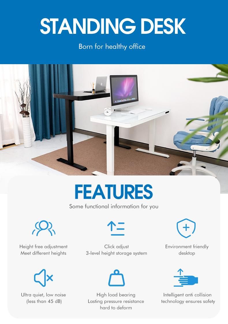 Metal New Nate China Sit Computer Stand up Desk Nt33-E4