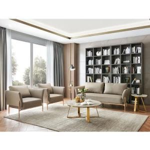 Smart Funky Colorful Wood Frame 2 Seater Sectional Hotel Sofa