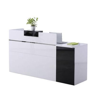 Hl-034A 2021 Top Quality Mix Color Salon Reception Table Consult Table for Sale Cashier Desk Check-out Counter Checkstand