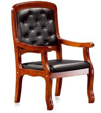 Genuine Leather Court Chair with Button Tufted Design (FOH-F28)