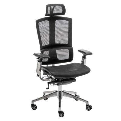 Ergonomic Chairs Boss Work Mesh Executive Swivel Computer Office Furniture with Aluminum Frame and Base