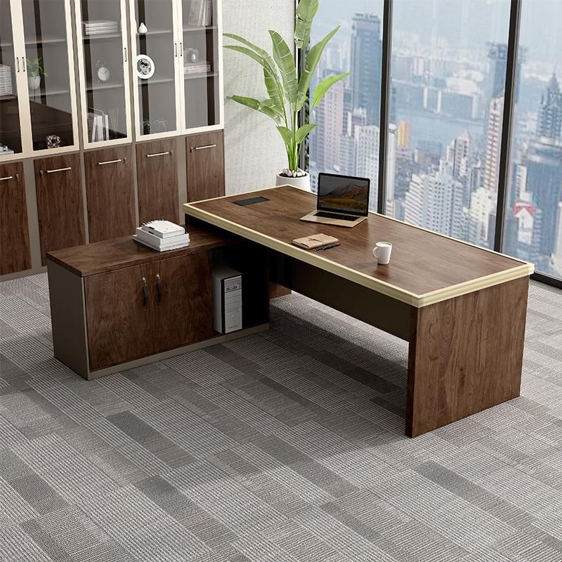 Modern Executive Office Wooden Computer Writing Study PC Desk Table