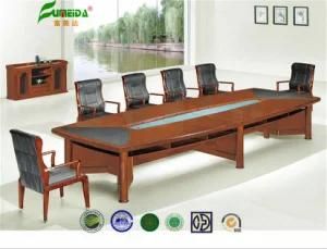 MDF High Quality Wooden PU Cover Conference Table