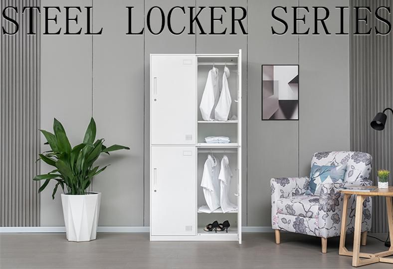 Multi-Functional 3 Door Metal Locker Cupboard