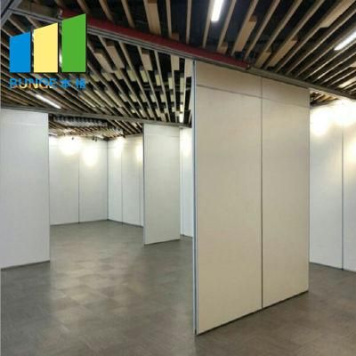 65 mm Thick Conference Room Soundproof Partition Walls with Retractable Mechanism