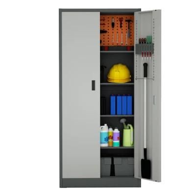 Metalart Metal Storage Cabinet -Multifunctional Garage Storage Closet with Doors for Garage, Warehouse, Adjustable Shelf Height and Leg Levelers