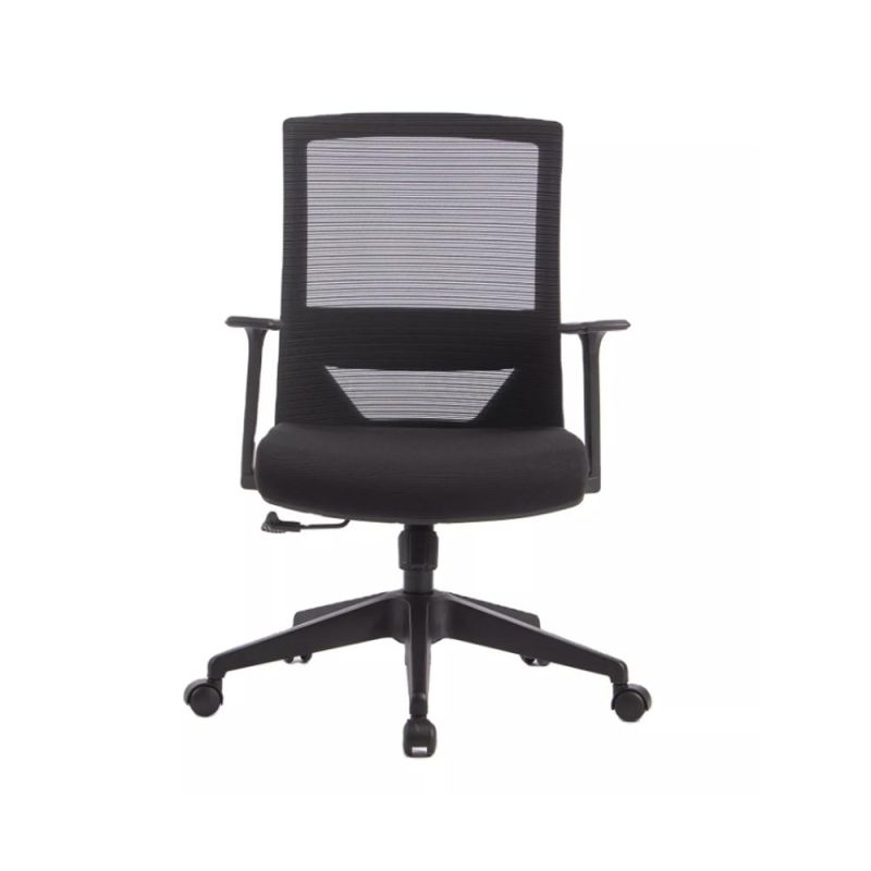 Ergonomic Office Breathable Computer MID-Back Black Staff Plastic Mesh Task Chair