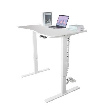 Home Office Lifting Gaming Electric Height Adjustable Standing Table with Rectangle Legs