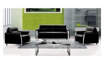 Modern Design PU Leather Three Person Seat Office Sofa