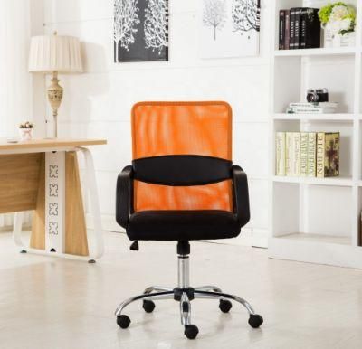 Orange Mesh Office Desk Chair