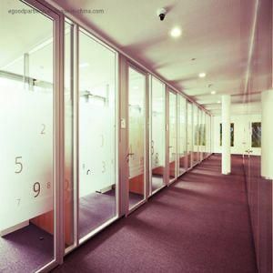 Latest Design Tempered Glass Partition Wall Room Ivider for Dubai Shopping Hall Office