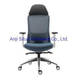 Modern White High Back Ergonomic Executive Home Office Computer Desk Swivel Mesh Chair