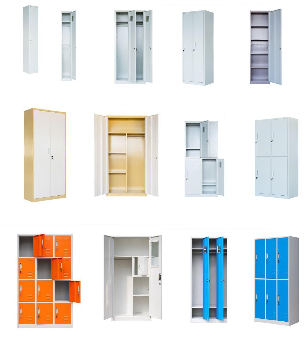 Color Customized Storage Cabinet Locker with Feet and 5 Doors for School/Gym/Office
