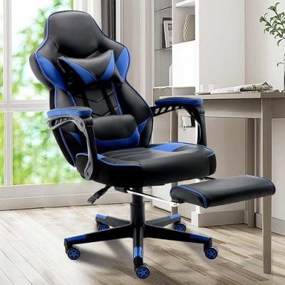 Computer Desk Office Gaming Chair with Headrest and Lumbar Pillow