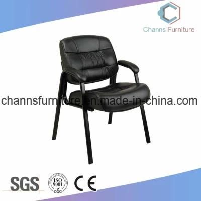 Comfortable Black Furniture Leather Office Leather Training Chair
