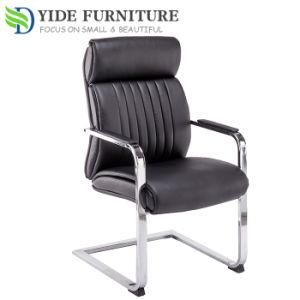 Ergonomic Swivel Office Stainless Steel Chair No Wheels