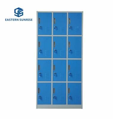 Multidoor Metal Locker Twelve Door Steel Storage Locker