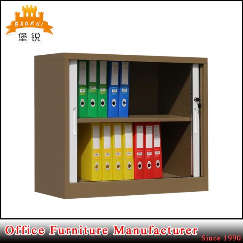 Steel Low Cabinet with Roller Shutter Doors