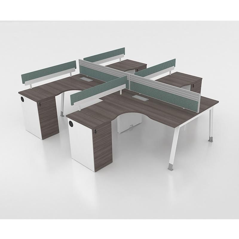 High Quality Modern Office Computer Desk Four Seats Office Workstations