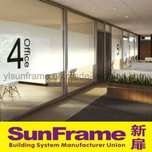 Office Glass Partitions with Aluminum Frame