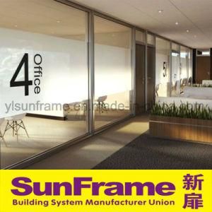 Office Glass Partitions with Aluminum Frame