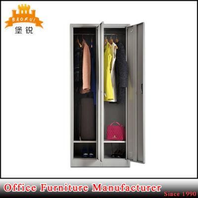 Living Room Furniture Two Door Metal Clothes Locker Cabinet