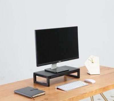Storage Drawer Clear Design Flexible Three-Level Height Adjustable Desk Holder Computer Monitor Riser Stand Modern Office Furniture