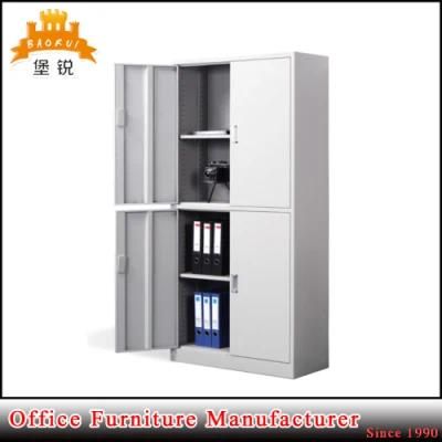 China Office Furniture Narrow Edge 4 Door Steel Filing Cabinet / File Storage Cabinet