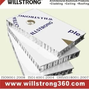 Willstrong Aluminum Honeycomb Panel Office Partition Decoration