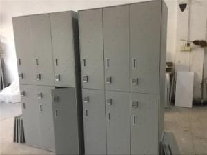 Metal Closet 6 Doors with Password Lock Locker for Geman Market