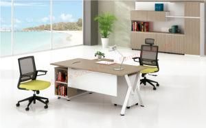 L Shape Modern Simple Office Wood Furniture Excutive Office Desk (BL-JYD18A)