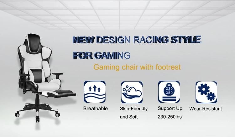 Home Office Gaming Chair with Headerst and Back Support