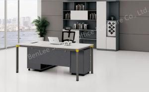 L Shape Modern Simple Office Wood Furniture Excutive Office Desk (BL-BMYDH20B)